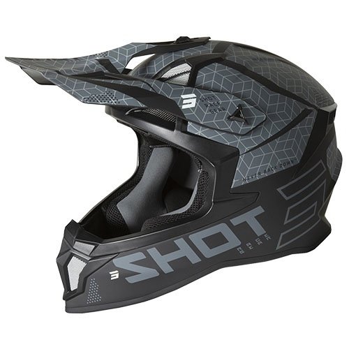 Шлем Shot Racing Lite Core Black/Grey, XXL