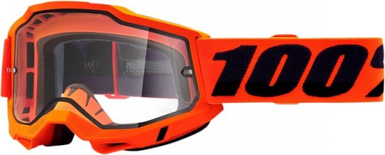 Окуляри 100% ACCURI 2 Enduro Goggle Neon Orange - Clear Dual Lens, Dual Lens, Dual Lens