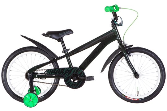 Купити Велосипед 18" Formula WILD 2022 зелений з чорним з доставкою по Україні