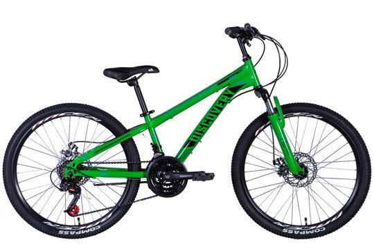Купити Велосипед ST 24" Discovery RIDER AM DD 2024 (зелений) з доставкою по Україні