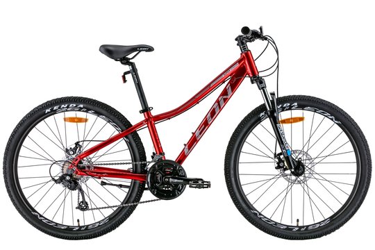 Купити Велосипед 26" Leon SUPER JUNIOR AM DD 2022 червоний з сірим з доставкою по Україні