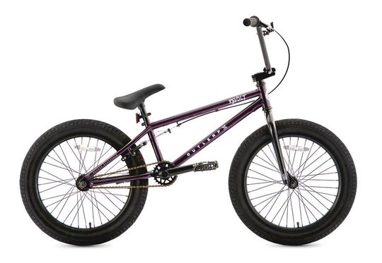 Велосипед BMX Outleap Revolt 20" 2022, фіолетовий, BMX 19"