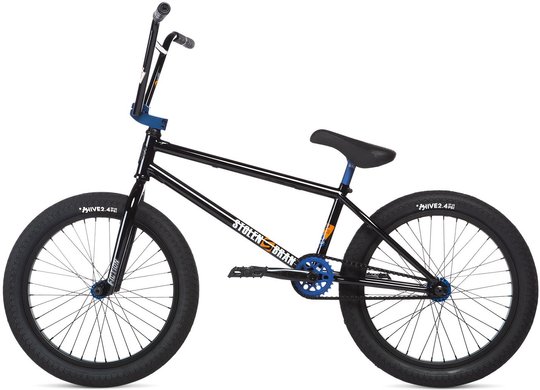 Купити Велосипед 20" Stolen SINNER FC XLT LHD рама - 21" 2020 BLACK W/ BLUE, чорний з доставкою по Україні