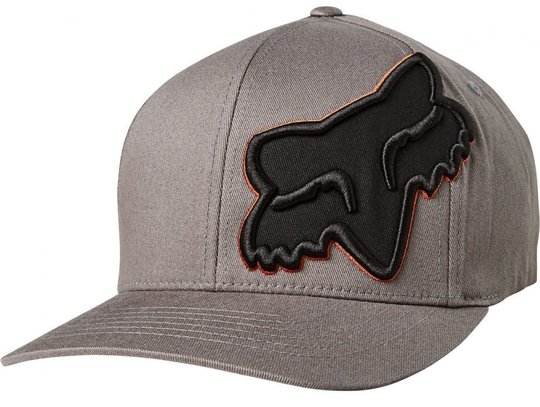 Кепка FOX EPICYCLE FLEXFIT HAT (Grey/Orange), S/M, S/M