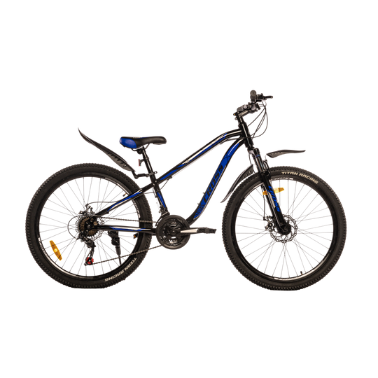 Купить Велосипед Cross RIDER 26" 13" Чорний-Синій с доставкой по Украине