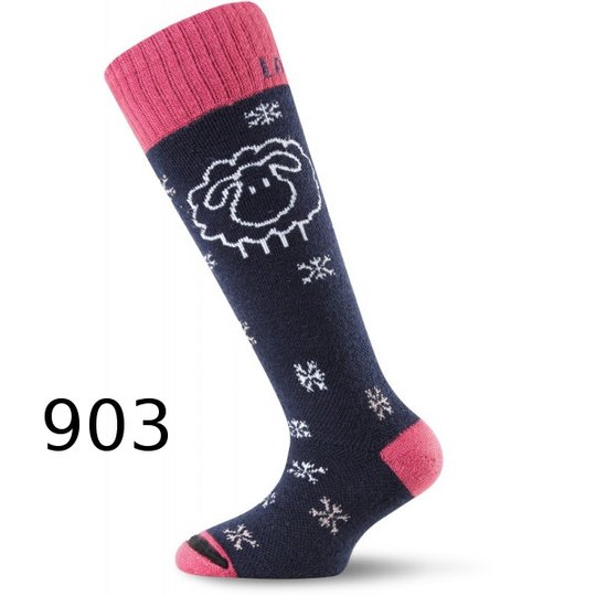Купити Термошкарпетки дитячі Lasting SJW 903 XXS Black/Pink (SJW-903XXS) з доставкою по Україні