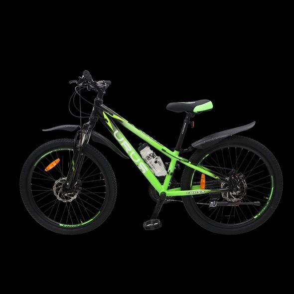 Купити Велосипед CrossBike URUS 2024 24" 11" Зелений з доставкою по Україні