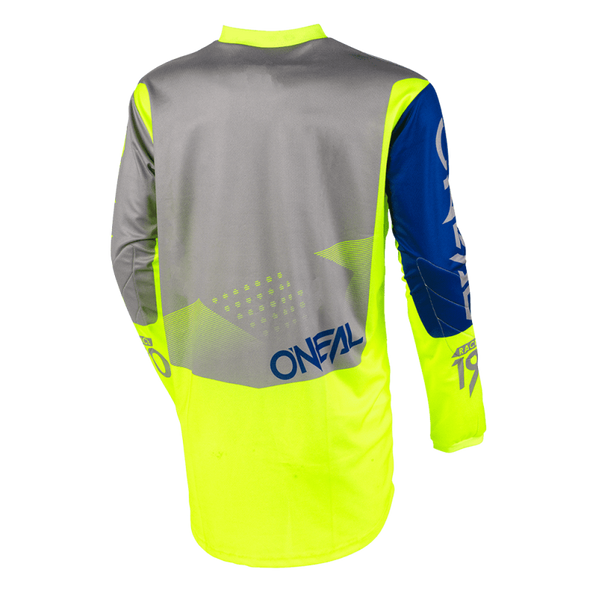 Джерси O`NEAL ELEMENT FACTOR (2XL) (Grey/Blue/Neon)