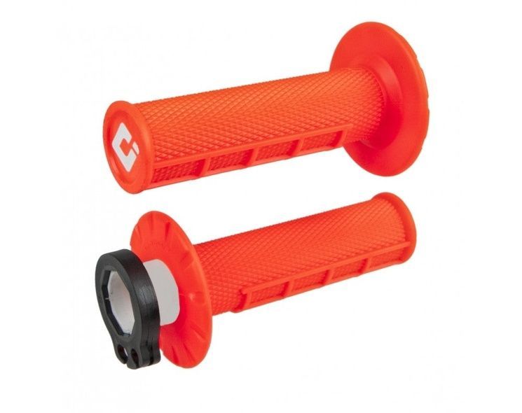 Мото Гріпси ODI MX V2 MX Lock-On Half-Waffle 117 mm Flo-Orange