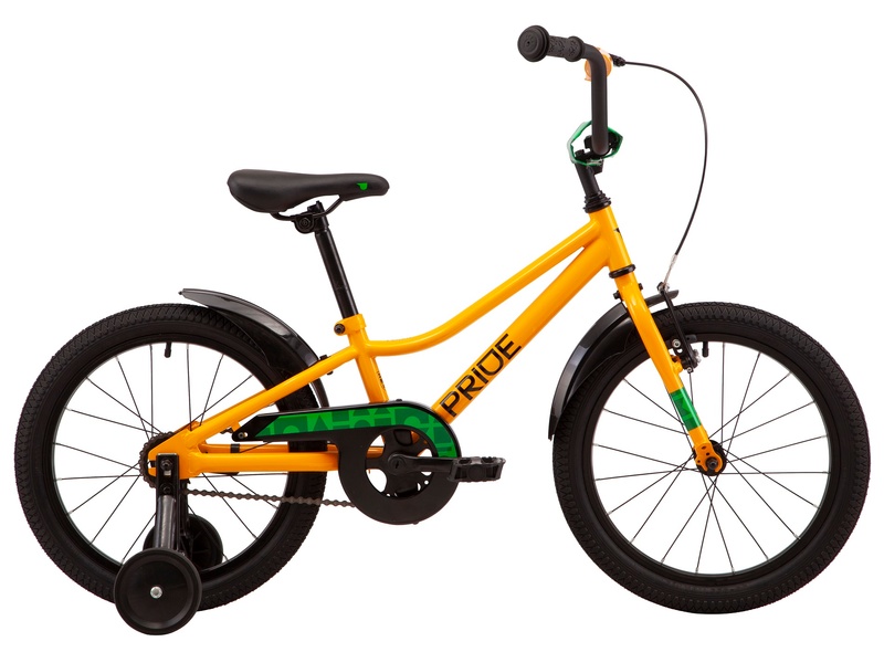 Купить Велосипед 18" Pride FLASH 18 2023 оранжевый с доставкой по Украине