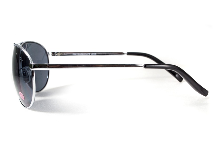 Бифокальные защитные очки Global Vision Aviator Bifocal (+2.5) (gray) серые