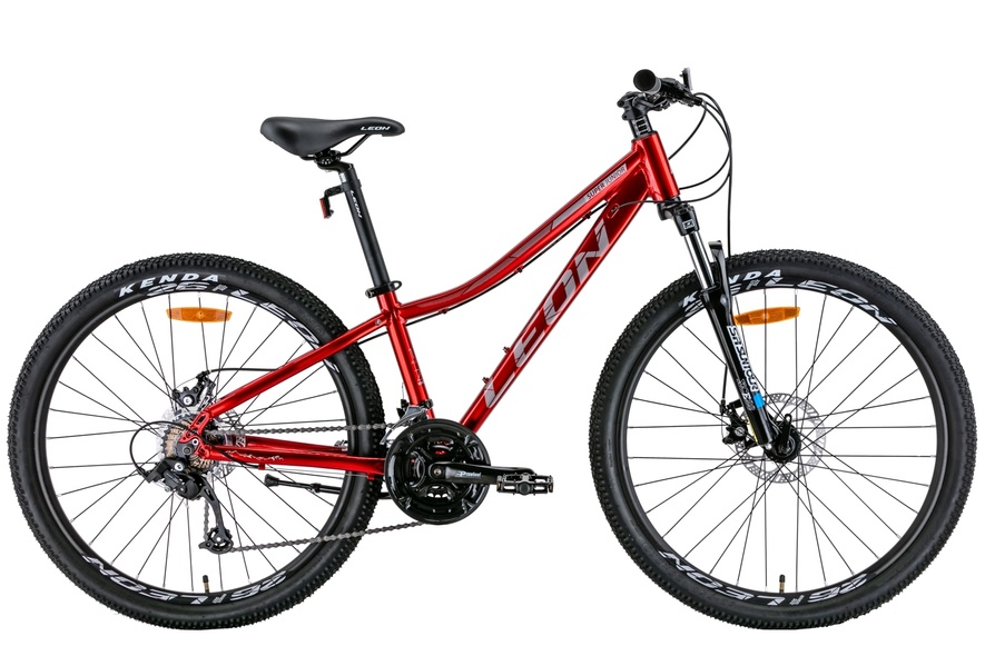 Купить Велосипед 26" Leon SUPER JUNIOR AM DD 2022 красный с серым с доставкой по Украине