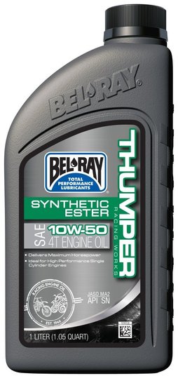 Олія моторна Bel Ray WORKS THUMPER RACING SYNTHETIC ESTER (1л), 10w-60