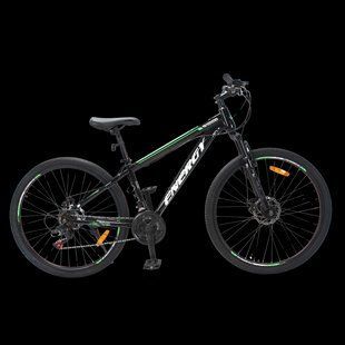 Купить Велосипед CrossBike Energy 27.5" 15" Чорний-Зелений с доставкой по Украине