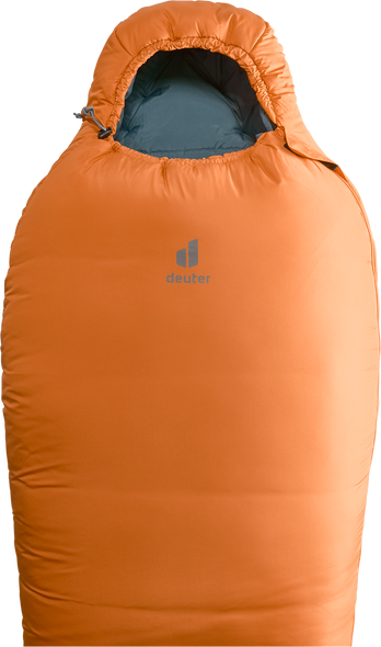 Спальний мішок Deuter Orbit-5° SL колір 9316 mandarine-slateblue правий, 1.5 - 2 кг, 1.5 - 2 кг