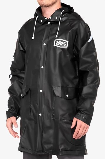 Дощовик Ride 100% TORRENT Raincoat (Black), L, L