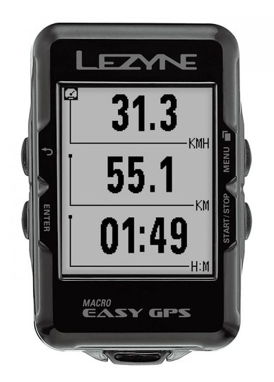 Купити GPS комп'ютер Lezyne MACRO EASY GPS чорний Y13 з доставкою по Україні