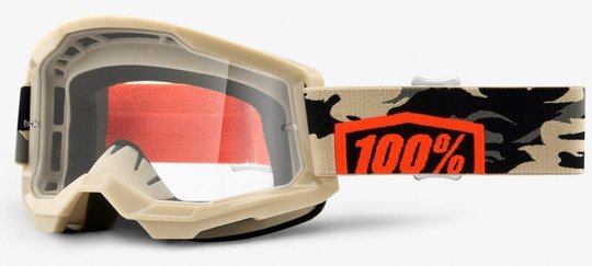 Окуляри 100% STRATA 2 Goggle Kombat - Clear Lens, Clear Lens, Clear Lens
