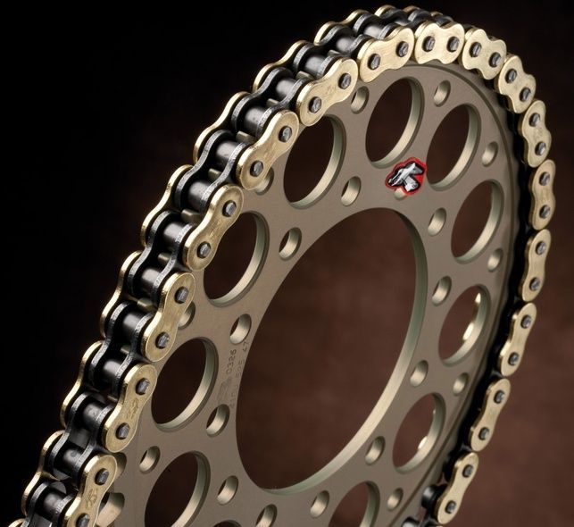 Цепь Renthal R4 Chain - 520 (Gold), 520-130L / Seal Ring