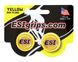 Купити Заглушки керма ESI Bar Plug Yellow, жовті з доставкою по Україні