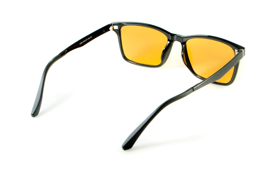 Водительские очки антифары8DRMAG2123C1 (drive orange) Magnetic , оранжевые (2в1: антибликовые "HD" с поляризационной накладкой)