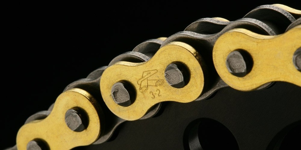 Цепка Renthal R3-3 SRS Chain 520 (Gold), 520-124L/SRS Ring