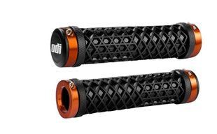 Купить Грипсы ODI Vans&reg; Lock-On Grips, Black w/ Orange Clamps, черные с оранжевыми замками с доставкой по Украине