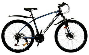 Купити Велосипед Cross 29" Tracker, рама 18" black-blue з доставкою по Україні