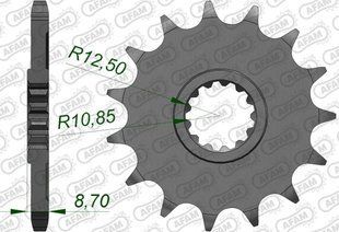 Зірка AFAM 525 Sprocket - Kawasaki, 17z