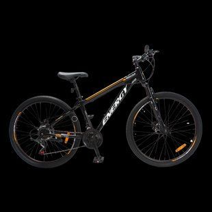 Купити Велосипед CrossBike Energy 27.5" 17" Чорний-Помаранчевий з доставкою по Україні