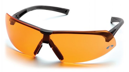 Очки защитные открытые Pyramex Onix (orange) оранжевые