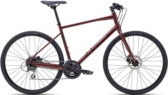 Купити Велосипед 28" Marin FAIRFAX 2 рама - L 2022 MAROON/BLACK з доставкою по Україні