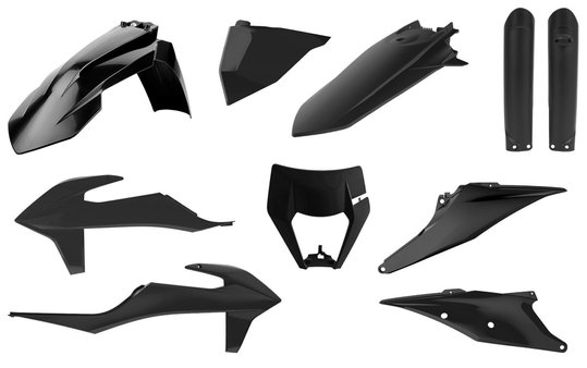 Пластик Polisport ENDURO kit - KTM (20-) (Black), KTM
