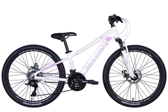 Купити Велосипед AL 24" Discovery QUBE AM DD 2024 (біло-рожевий (м)) з доставкою по Україні