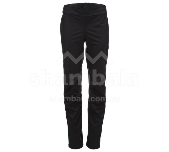 W Stormline Stretch FL ZP Rain Pants брюки женские (Black, L), L, BD.dry™ 2.5L with DWR Finish: 100% Nylon