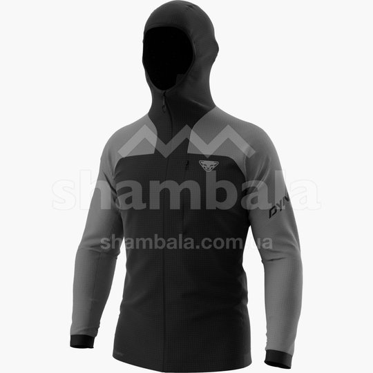 Мужская флисовая кофта с рукавом реглан Dynafit Speed PTC Hooded JKT M, grey/black, S (71494/0538 S), S, Синтетика