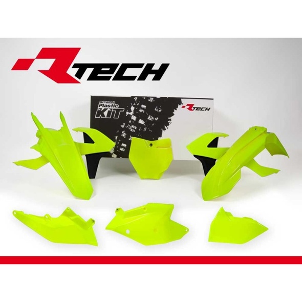 Комплект пластику 6 R-TECH KTM SX/SXF 125-450 16-18 (Neon Yellow)
