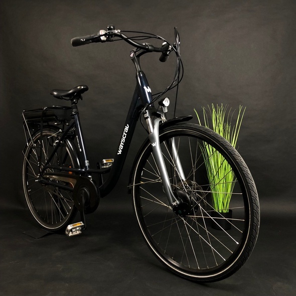 Купить Велосипед б/у электро 28" женский темно-синий (без зарядки) с доставкой по Украине