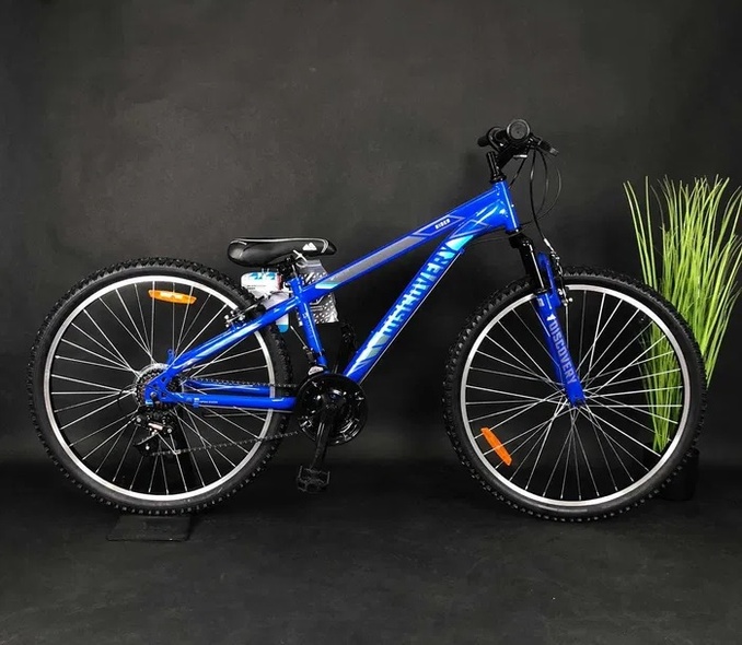 Купить Велосипед подростковый 26" Discovery Rider ST AM vbr 13" рама 2020, синий с бирюзовым с доставкой по Украине
