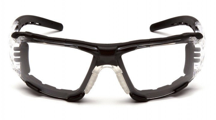Очки защитные с уплотнителем Pyramex Fyxate (clear) Anti-Fog, прозрачные