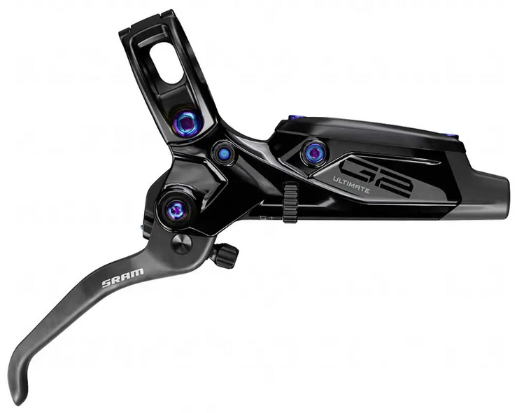 Гальма SRAM G2 Ultimate, Carbon Lever, Rainbow Hardware, Reach, SwingLink, Contact, Gloss Black Front 950mm Hose (includes MMX Clamp, Rotor/Bracket sold separately) A2