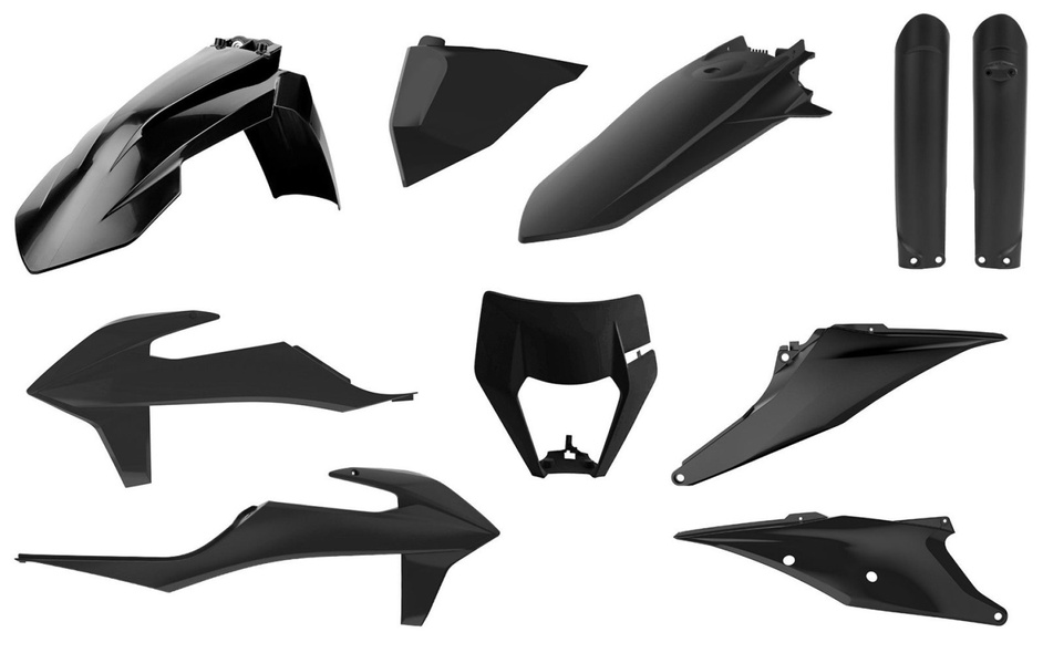 Пластик Polisport ENDURO kit - KTM (20-) (Black), KTM