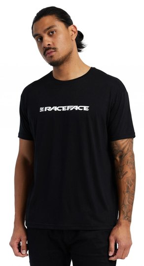 Велофутболка RaceFace Classic Logo SS Tee-Black-S