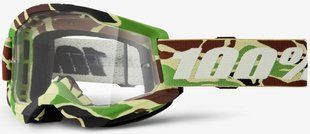 Очки 100% STRATA 2 Goggle (War Camo), Clear Lens