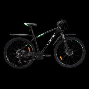Купить Велосипед Crossbike Pacific 2025 27,5" 17" Чорний-Зелений с доставкой по Украине