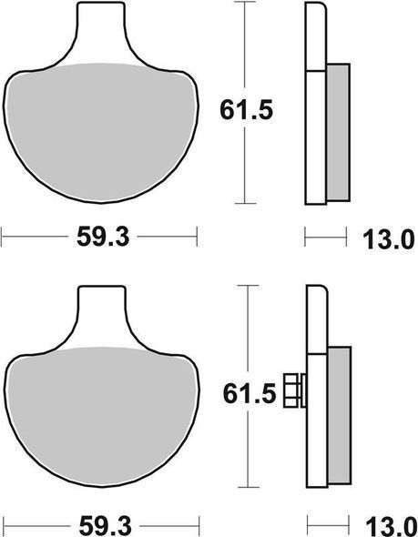 Гальмівні колодки SBS Ultra Quit Brake Pads, Ceramic (579H.HF)