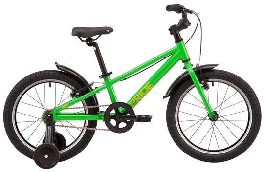 Купити Велосипед дитячий 18" Pride Rowdy 2022, зелений з доставкою по Україні