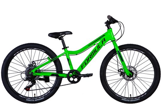 Купити Велосипед AL 24" Formula ACID DD з крилом Pl 2024 (зелений) 135-150 см з доставкою по Україні