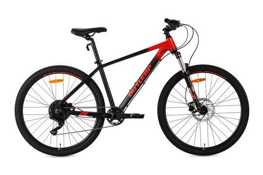 Купити Велосипед гірський 27,5" Outleap Radius Seven Pro M 2021, чорно-червоний з доставкою по Україні