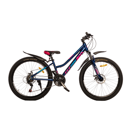 Купити Велосипед Titan BEST MATE 26"13" Темний Синій-Рожевий з доставкою по Україні
